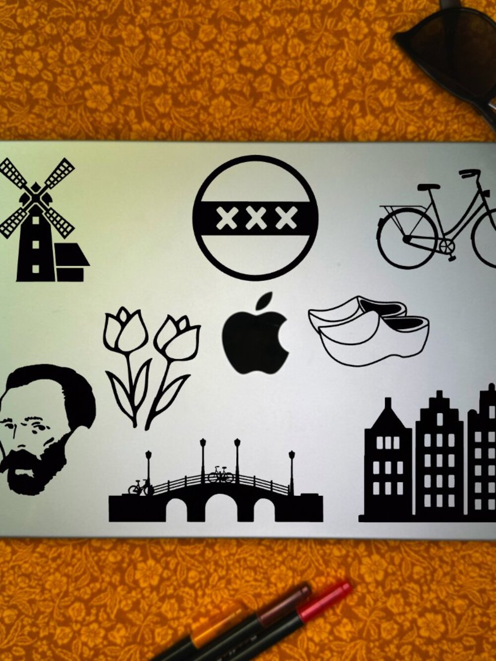 Amsterdam - pack of 8 decals